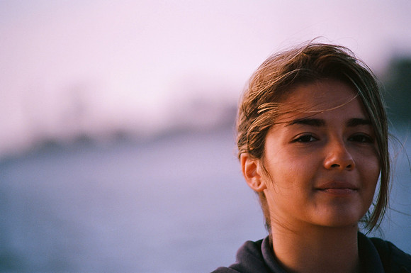 Woman with Bokeh